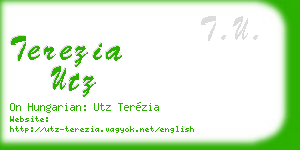 terezia utz business card